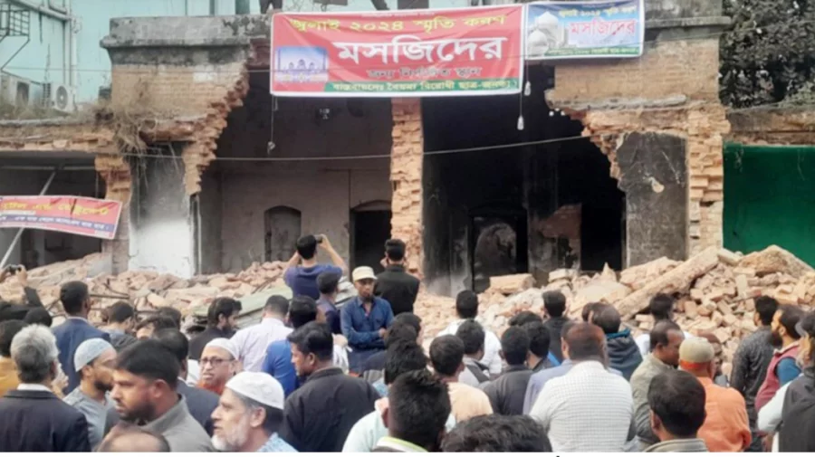 বগুড়ায় জাসদ কার্যালয় হচ্ছে মসজিদ ও আ.লীগ কার্যালয় হচ্ছে ‘আবু জাহেল টয়লেট’